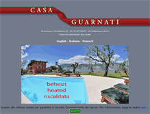 Tablet Screenshot of casaguarnati.com